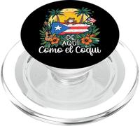 De Aquí Como el Coquí Puerto Rican Pride Design PopSockets PopGrip for MagSafe