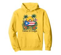 De Aquí Como el Coquí Puerto Rican Pride Design Pullover Hoodie