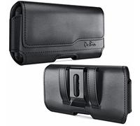 De-Bin Belt Case Designed for Samsung Galaxy S21+ Plus / S20+ Plus, Note 8/9/ 20, Note 10+ Plus Phone Holster, Pouch Carrying Case with Belt Clip Belt Loops Fits Samsung Galaxy with Other Cases on