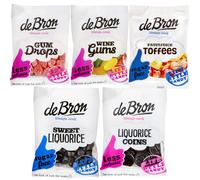 De Bron Sugar Free Muntendrop Liqroice Coins (Pack of 6)