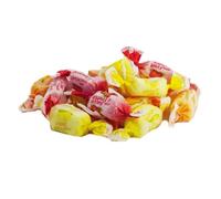 De Bron Toffee Chews No Added Sugar Free Chewy Sweets In Foil Pouch (Fruit Juice Mix Strawberry Orange Lemon, 200g)
