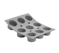 De Buyer 1858.21D Elastomoule Silicone Baking Mould - 8 Mini-Muffins, 45 / 38 mm Diameter, 3,9 cl Capacity
