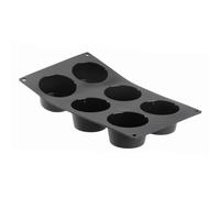 De Buyer 1962.01 Moul ' Flex Silicone Mould Tray for 6 Muffins Black