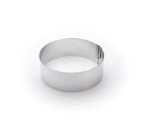 DE BUYER 3040.02 Stainless Steel Extendable Circle Diameter 18 to 36 cm Height 6.5 cm
