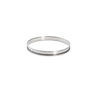 De Buyer 3091.06N Circular Tart Stainless Steel Tart Frame - Rolled Edge