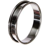 De Buyer - 3091.08N - Circular Tart Frame with Rolled Edge, Stainless Steel, Height 2cm Diameter 2cm.