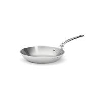 De Buyer 3724.24 Affinity Stainless Steel Frying Pan, 24 cm Diameter | Aluminium core ensures rapid, uniform heat diffusion. Lyonnaise profile skirt allows effortless sliding of food onto plates.