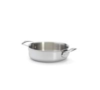 De Buyer 3741.24 Affinity Sauté Pan with Lid, 24 cm Diameter