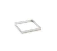 De Buyer 3905.16 Stainless Steel Square Ring, 2 cm High, 16 cm Diameter