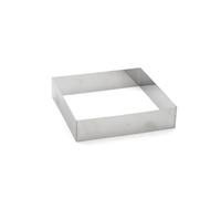 De Buyer 3906.20 Stainless Steel Square Rings 4.5 cm High