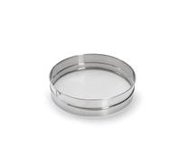 DE BUYER Sieve with Tight mesh (Ø 0.8 mm) -Diameter cm-4604.30, Stainless Steel, Silver, Diamètre 30 cm