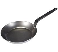 De Buyer 5110.24 Carbone Plus Heavy Quality Steel Round Lyonnaise Frying Pan, 24 cm Diameter