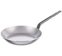 De Buyer - 5110.30 - 'Carbon Plus' Round Stove Lyonnaise Cup - Tail Feather Riveted - White Steel Sheet