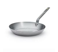 De Buyer 5613.32 Mineral B Element Round Grill Frying Pan, 32 cm Diameter