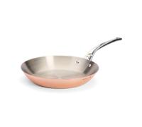 De Buyer 6424.28 Inocuivre Stainless Steel Round Frying Pan, 2 mm Thick, 28 cm Diameter