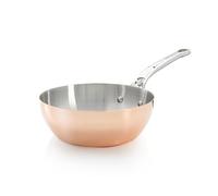 De Buyer 6436.20-Inocuivre Conical Sauté Pan, 2 mm Thick, 20 cm Diameter
