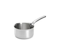 De Buyer - ALCHIMY 3-Layer Stainless Steel Saucepan - 16 cm - Made in France, Cooking Master, 18/10 Stainless Steel, All Heat Sources + Oven, Polished Brushed Finish