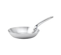 DE BUYER - ALCHIMY 3-Layer Stainless Steel Frying pan - 24 cm - Made in France, PFAS Free, Cooking Control, 18/10 Stainless Steel, All Heat Sources + ovens, Polished Brushed Finish