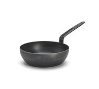 de Buyer - Blue Carbon Steel Fry Pan 2mm Thick - 9.5” Diameter, 6.5” Cooking Surface - Oven Safe - Naturally Non-Stick Finish - Made in France