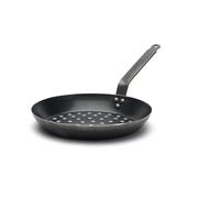DE BUYER Brown and Vegetable Frying Pan #Outdoor Perforated with Tail Ø 28