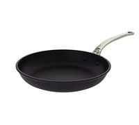 De Buyer Choc Xtreme Frying Pan with Cast Stainless Steel Handle, 28 cm, Black, 49 x 32 x 7.59 cm