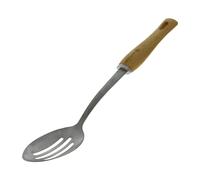 De Buyer De Buyer B Bois slotted spoon with wooden handle Stainless steel