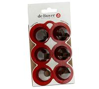 De Buyer Geometric tulle set 6-pack