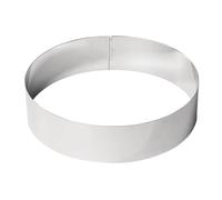 De Buyer GM374 Stainless Steel Mousse Ring, 240 mm x 60 mm