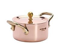 De Buyer Inocuivre Mini Saucepan with Brass Handles 10cm