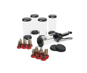 De Buyer Le Tube Pro Set for Chefs (4 Container & 12 Nozzles)