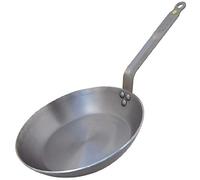 DE BUYER Mineral B Pan, 280mm, Grey, Alloy Steel, Nonstick Coating, France