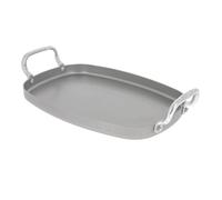 De Buyer Mineral B Plancha Smooth, 380x260 mm | Heats evenly to prevent hot spots, handles intense searing, and builds a natural non-stick patina with regular use.