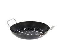 DE BUYER #Outdoor Perforated Vegetable Frying Pan 2 Handles 28