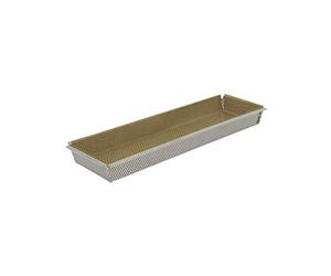 De Buyer Perforated Tart Mould with Removable Base - 350x100x35mm