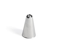 De Buyer Piping Bag Nozzle Stainless Steel Diameter 8 mm, Stainless Steel, 8 mm