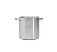 De Buyer - Prim'APPETY Stainless Steel stockpot Without lid - 24 cm | Professional Grade 18/10 Stainless Steel, Thick Magnetic Base for Controlled Cooking, All Hobs + Oven
