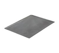De Buyer - Rectangular baking tray made of sheet steel and pinched edges - 40 x 30 cm -, Grey