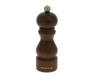 De Buyer Rumba salt and pepper mill ceramic 14 cm Dark brown
