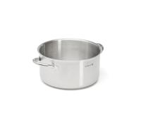 De Buyer - Saucepan Without lid in Stainless Steel PRIM'APPETY - 24 cm - PFAS Free, Professional Grade 18/10 Stainless Steel, Thick Magnetic Base for Controlled Cooking, All Heat Sources + ovens,