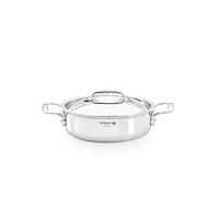 DE BUYER Sauté Pan with Lid Stainless Steel Ø 20-New