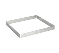 De Buyer Square Ring for Baking - Made of Stainless Steel - 200x200x20mm