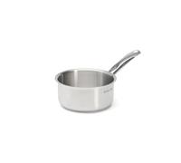 DE BUYER Stainless Steel 16 cm Cooking Pot, Brushed Finish, Includes Lid, Dishwasher Safe, Suitable for Induction, Made in France