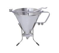 De Buyer 3354.02 Automatic Professional Piston Funnel, Stainless Steel, Silver