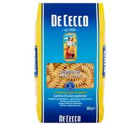De Cecco - Fusilli 34, durum Wheat Semolina Pasta - 6 Pieces of 500 g [3 kg]