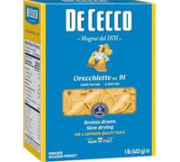 De Cecco Orecchiette Pasta, 5 Pound | Authentic, Slow Dried, Made with Durum Wheat, Versatile Pasta for Sauces & Recipes, Made in Italy