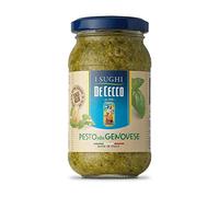 De Cecco Pesto alla Genovese, 190g | Italian Basil Pesto, Extra Virgin Olive Oil, Parmigiano Reggiano, Pine Nuts