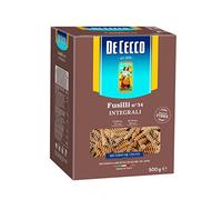 De Cecco Premium Whole Wheat Fusilli Pasta 500 g - Lot of 6