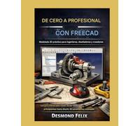DE CERO A PROFESIONAL CON FREECAD Modelado 3D práctico para ingenieros, diseñadores y creadores: Una guía práctica paso a paso desde principiantes hasta diseño paramétrico 3D avanzado
