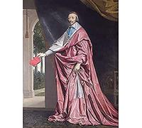 De Champaigne Portrait Cardinal Richelieu Painting Unframed Wall Art Print Poster Home Decor Premium