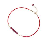 de Cheville Femme Corde Rouge Antique Rétro Personnalité Étudiant Sections Fines Conception de